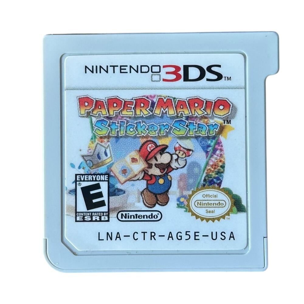 Paper Mario Sticker Star Nintendo 3DS Game – Cartridge Only